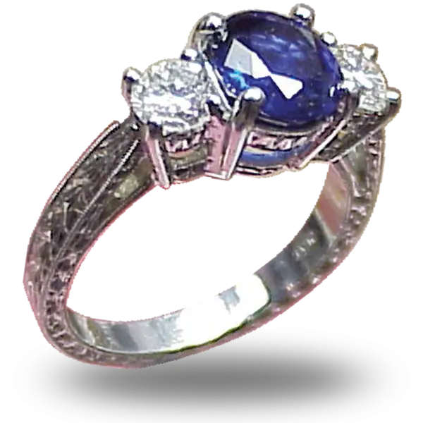 Elegant Sapphire and Diamond Ring Design