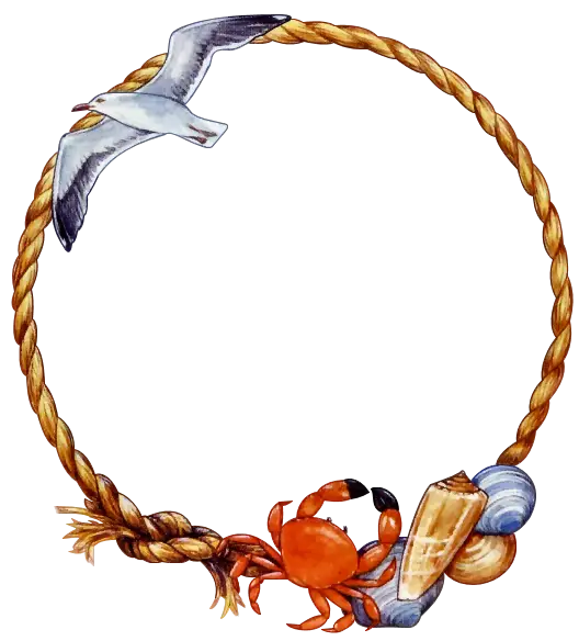Nautical Wreath with Sea Creatures