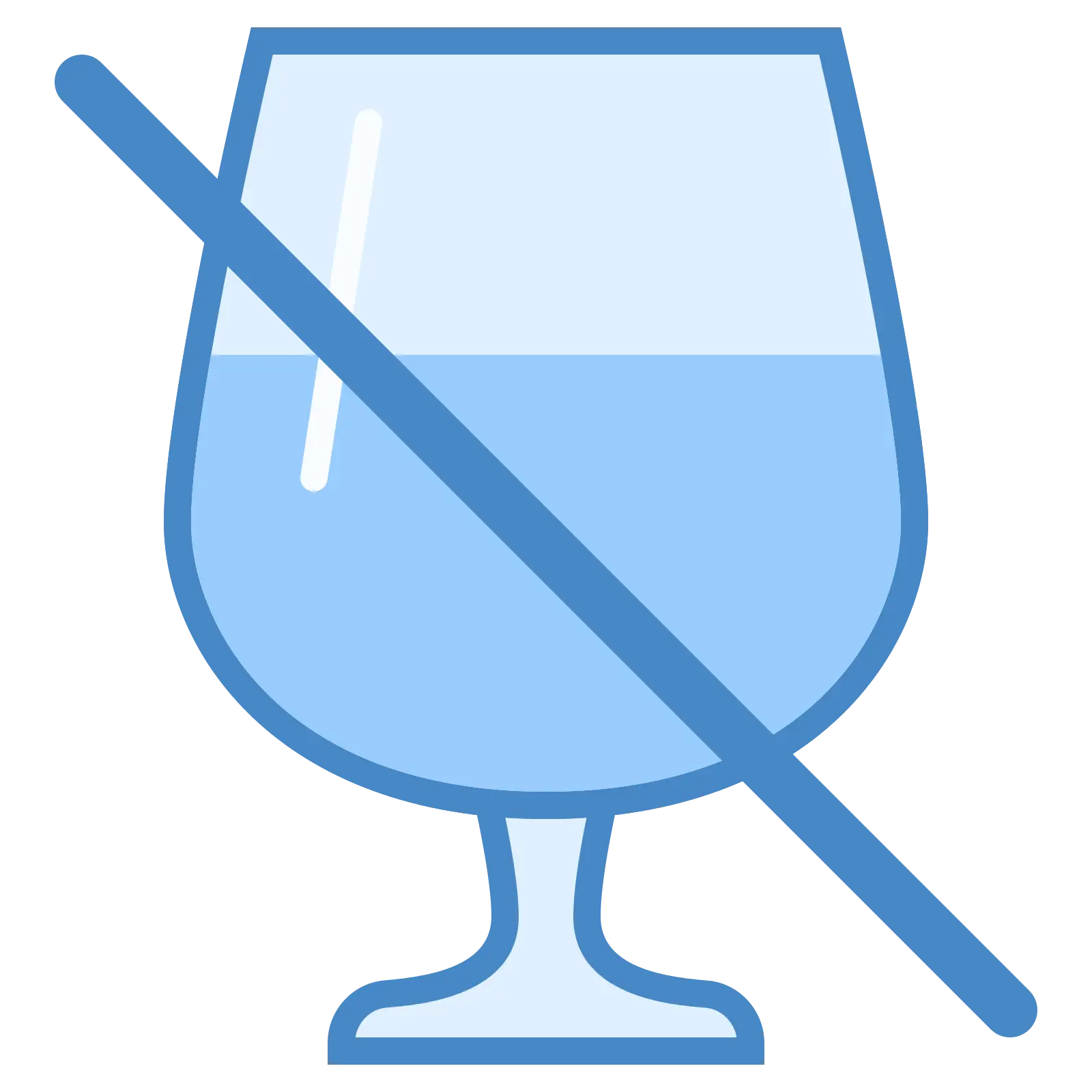 No Water Drink Restriction Symbol