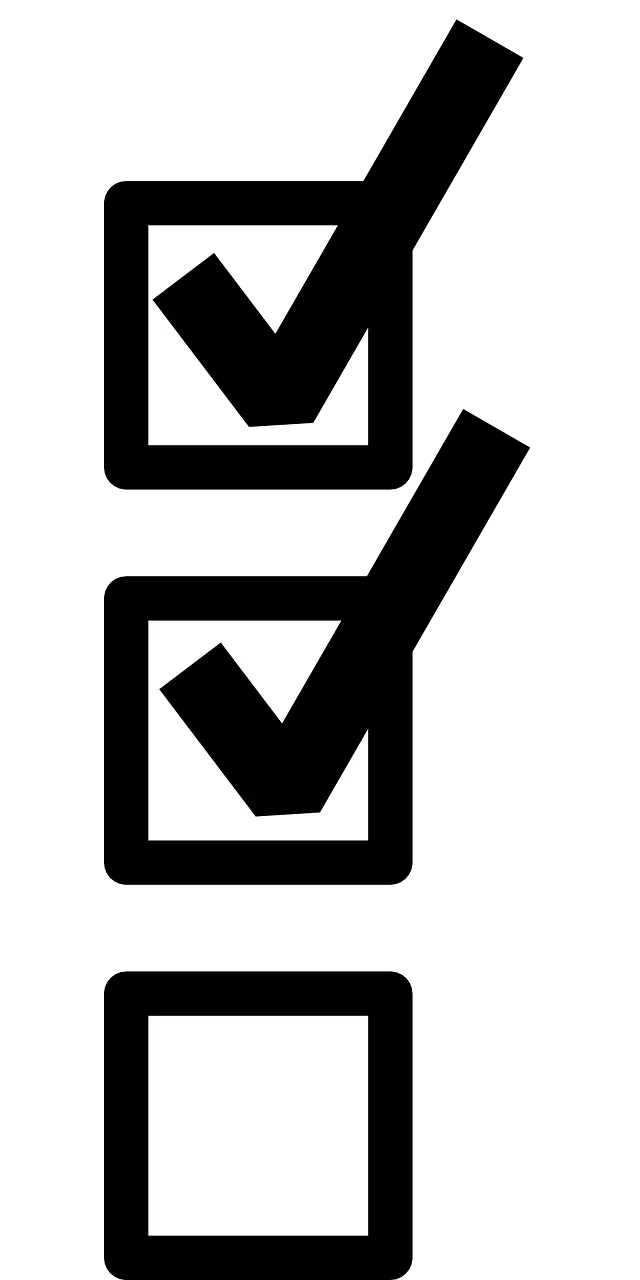 Checkmarks in Boxes