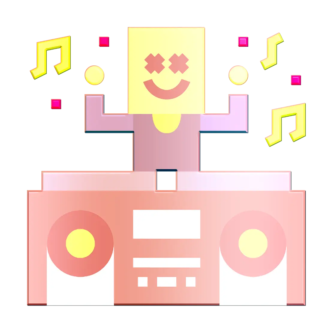 DJ Playing Music at Party