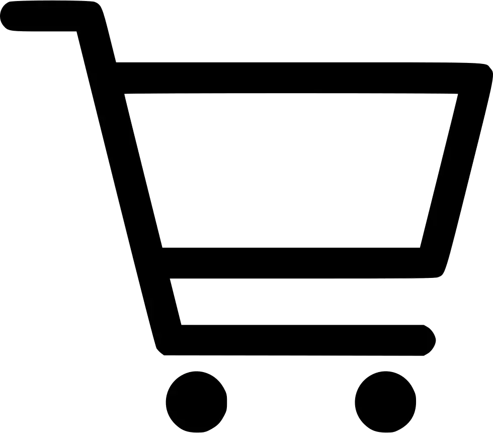 Black Shopping Cart Illustration