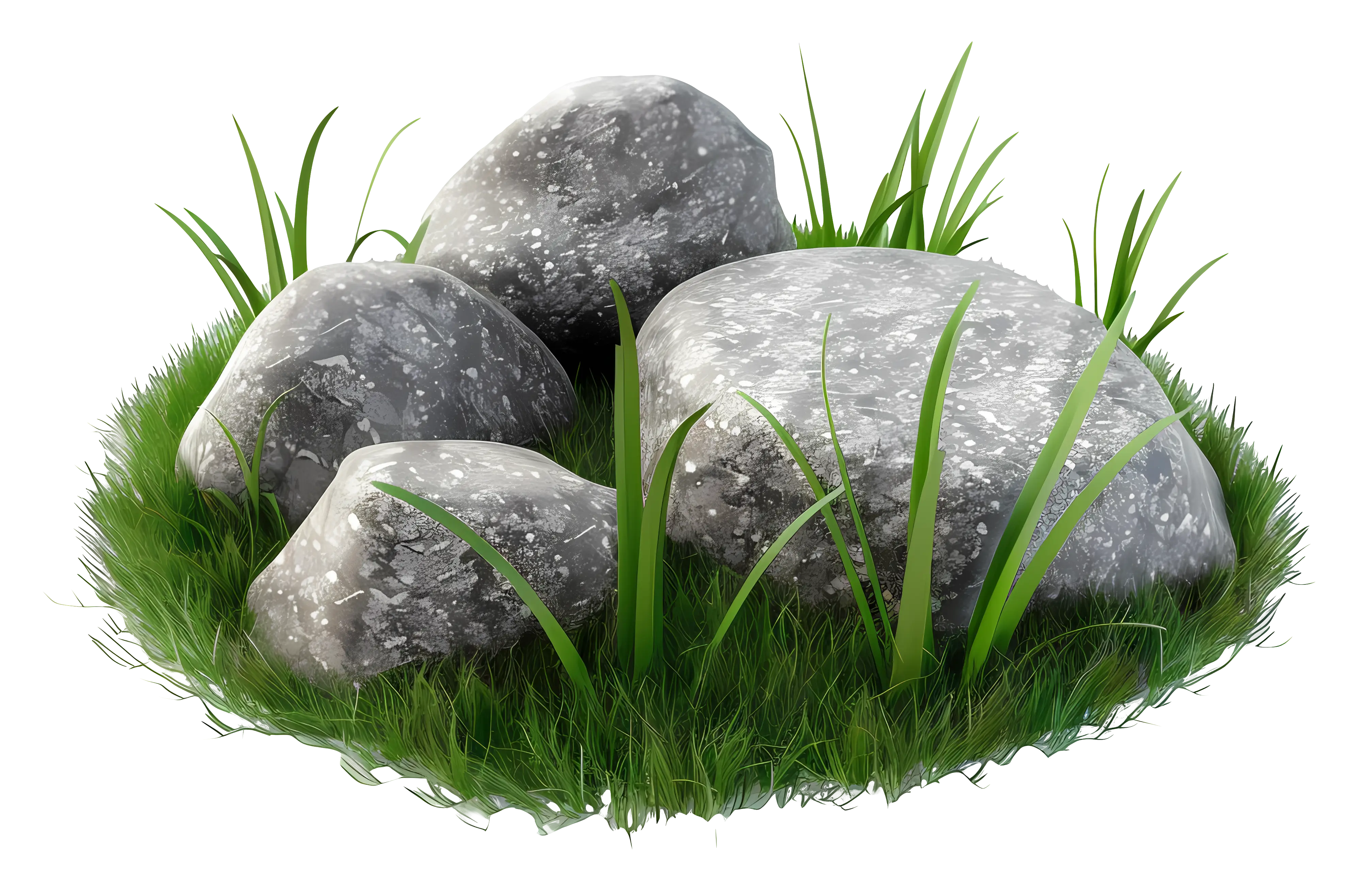 Rocks with Grass