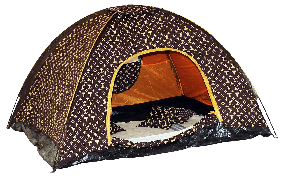 Patterned Camping Tent for Outdoor Adventures