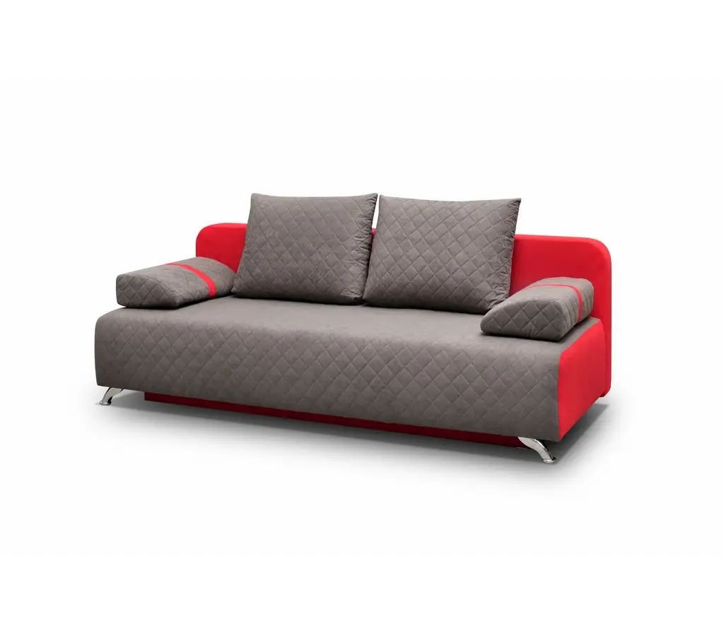 Red and Gray Modern Sofa for Living Rooms