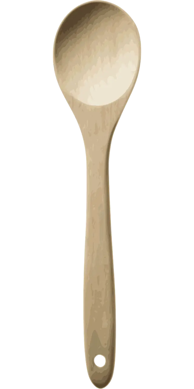 Rustic Wooden Spoon for Cooking