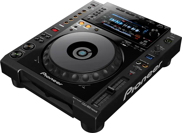 Modern Black DJ Controller for Audio Mixing