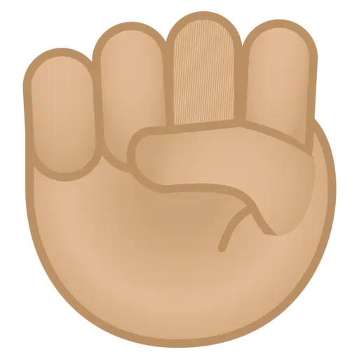 Clenched Fist Emoji Illustration