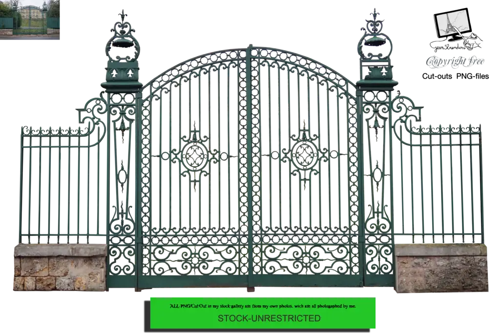 Elegant Metal Gate for Entrance