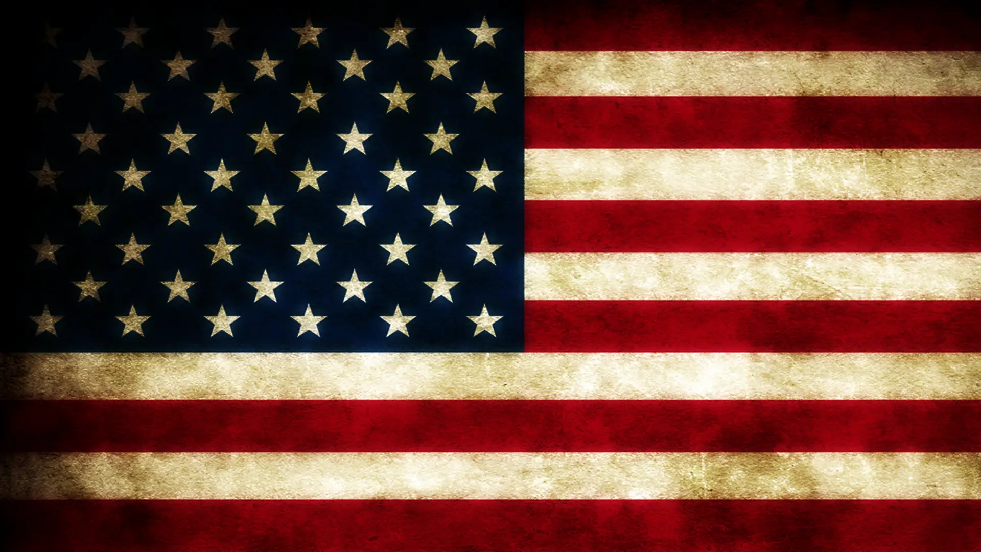 USA Flag with Stars and Stripes Design