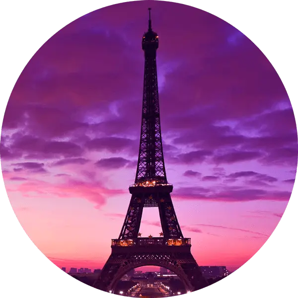 Eiffel Tower at Sunset