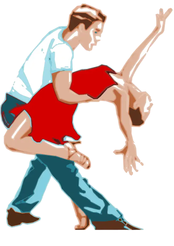 Illustration of a Dancing Couple