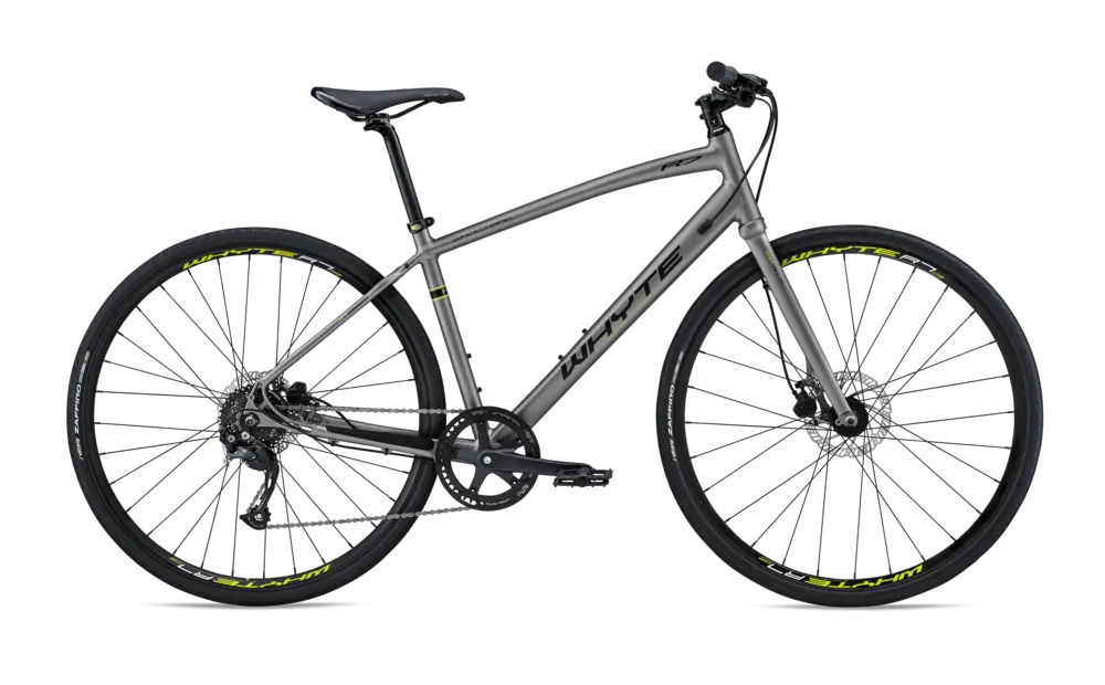 Gray Hybrid Bicycle