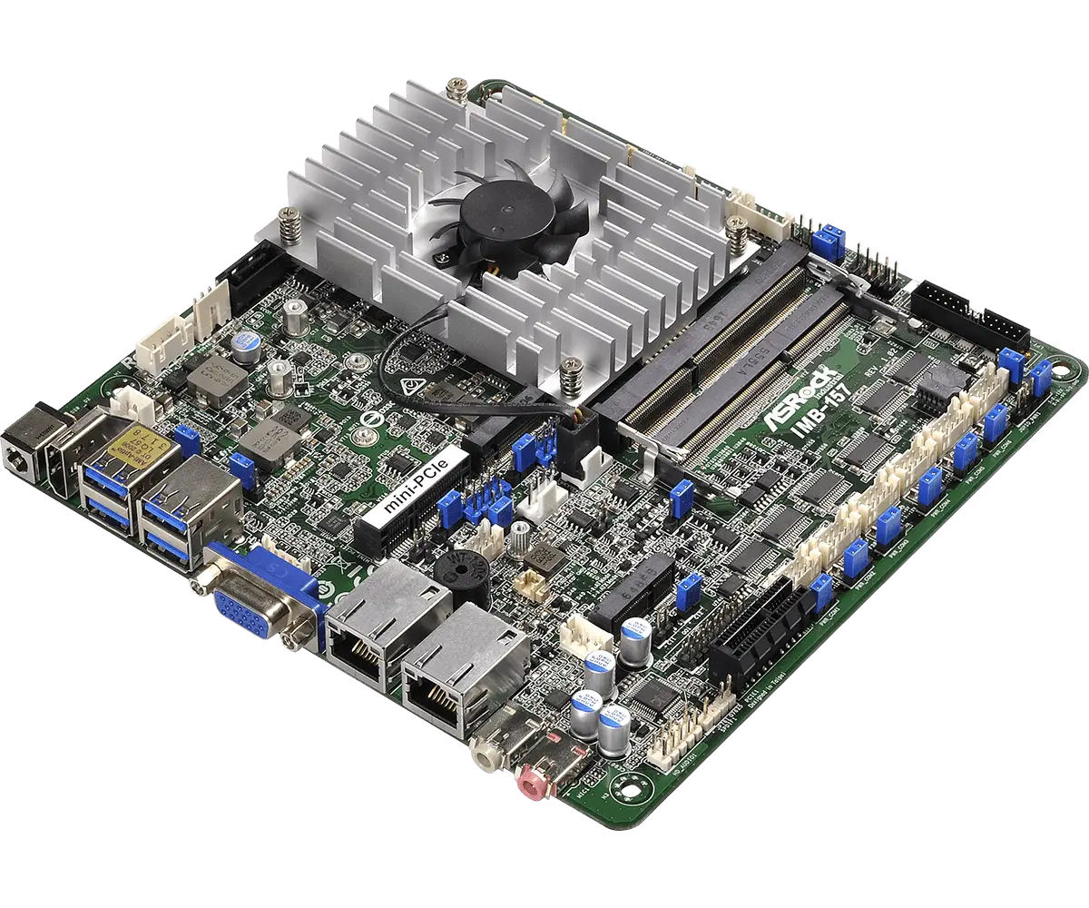 Detailed Computer Motherboard Component