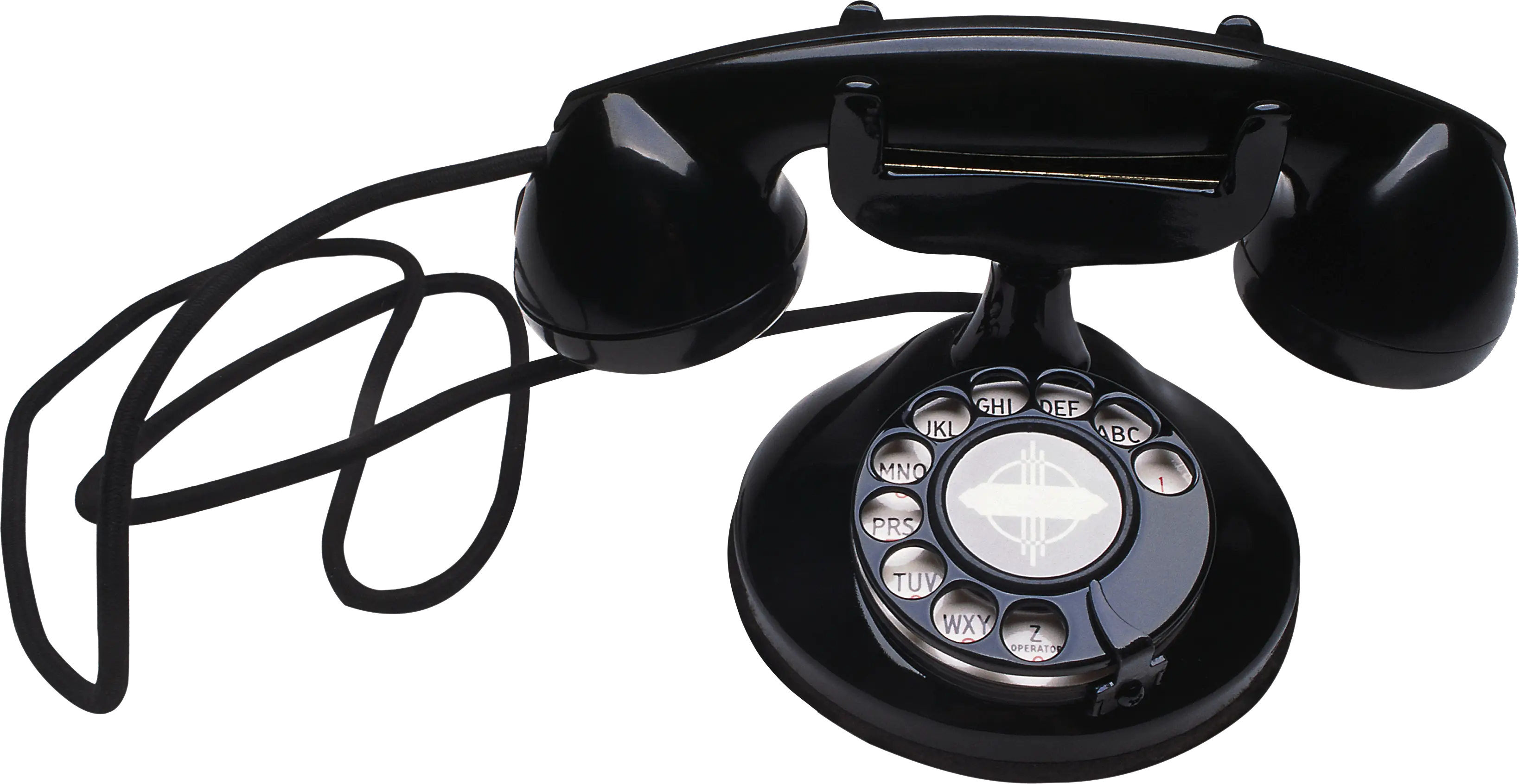 Retro Telephone with Rotary Dial
