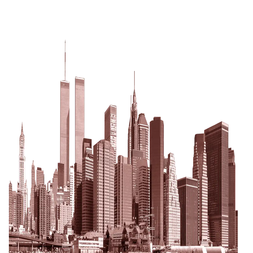 City Skyline with Skyscrapers