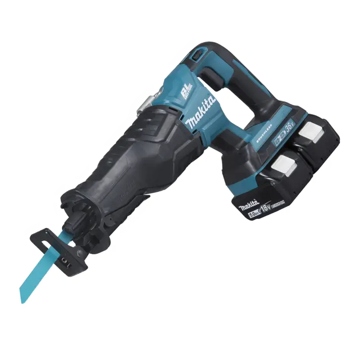 Blue and Black Handheld Reciprocating Saw