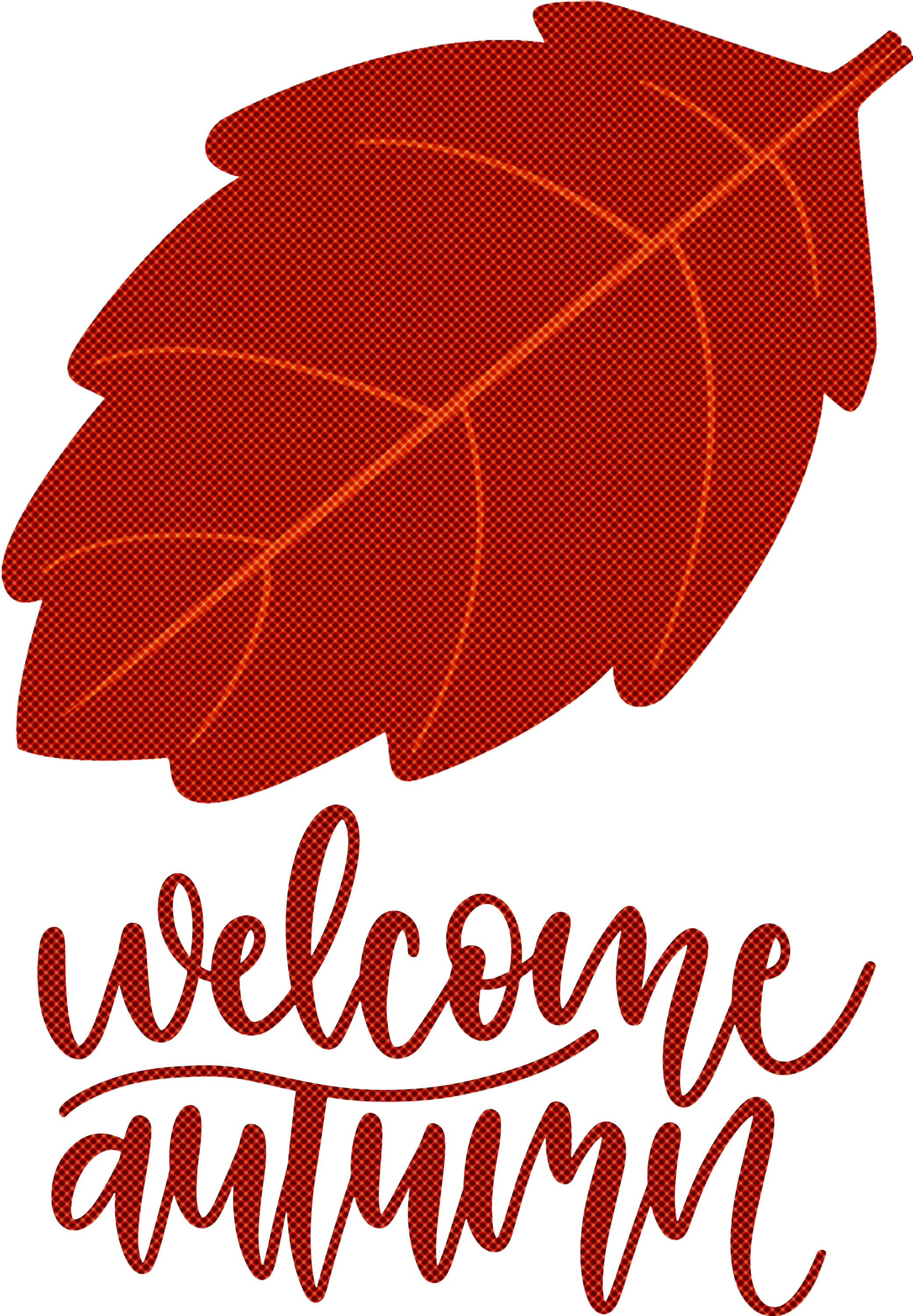 Red Leaf Design for Welcoming Autumn