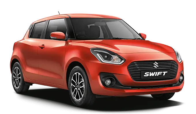 Red Hatchback Car Design