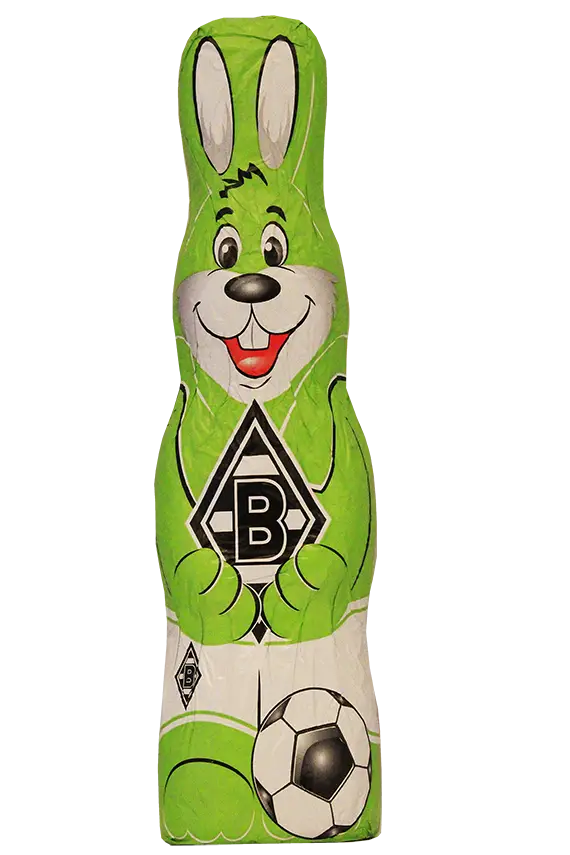 Green Bunny with Soccer Ball
