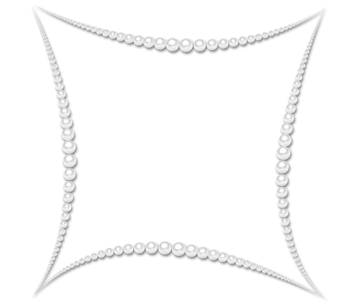 Elegant Pearl Decorative Frame