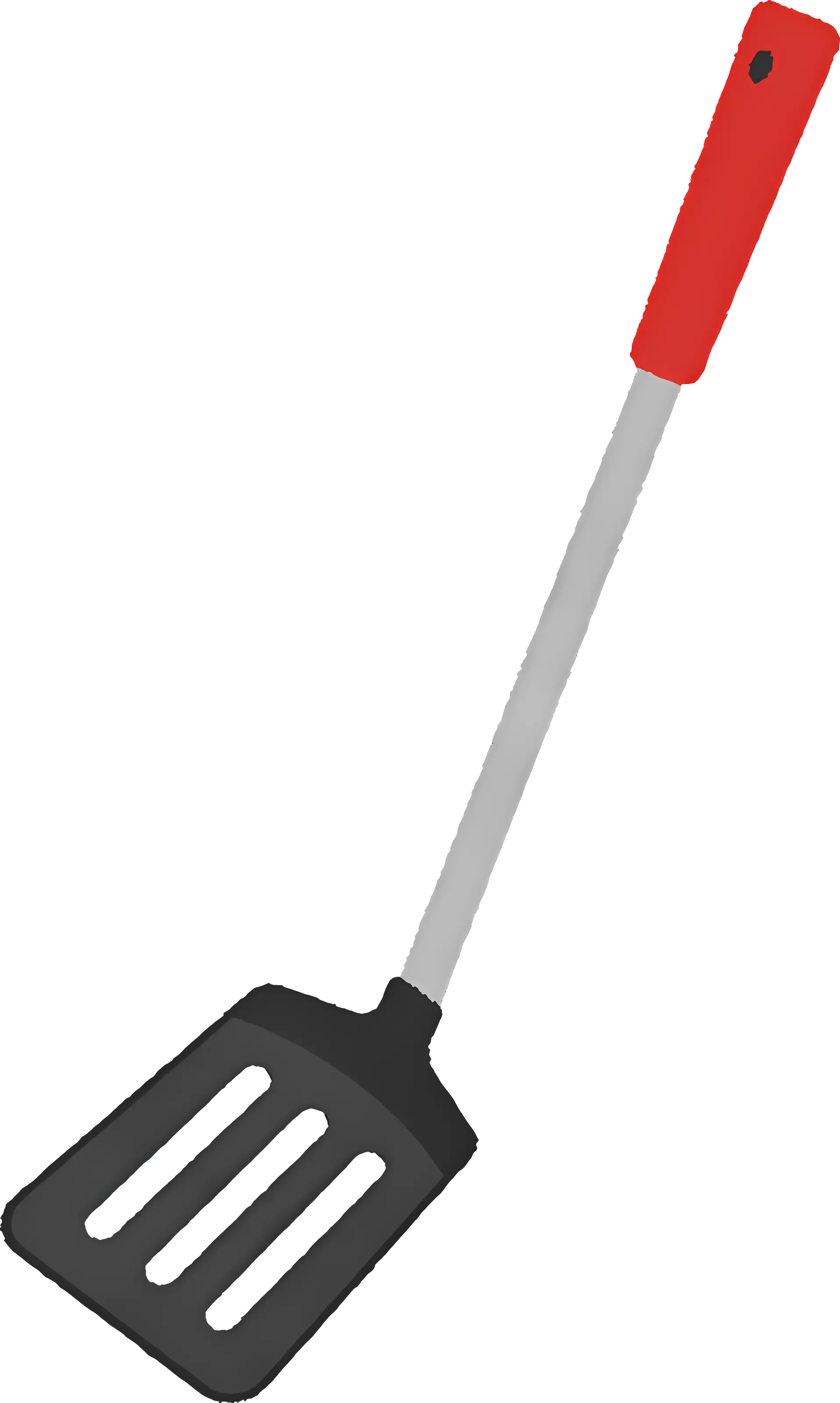 Black Spatula with Red Handle