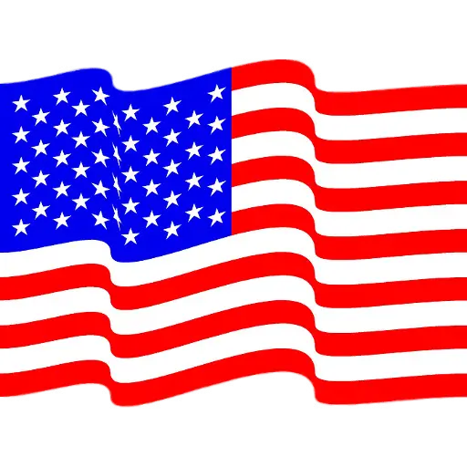 USA National Flag with Stars and Stripes