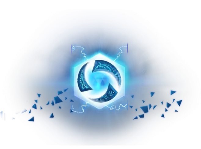 Blue Abstract Symbol