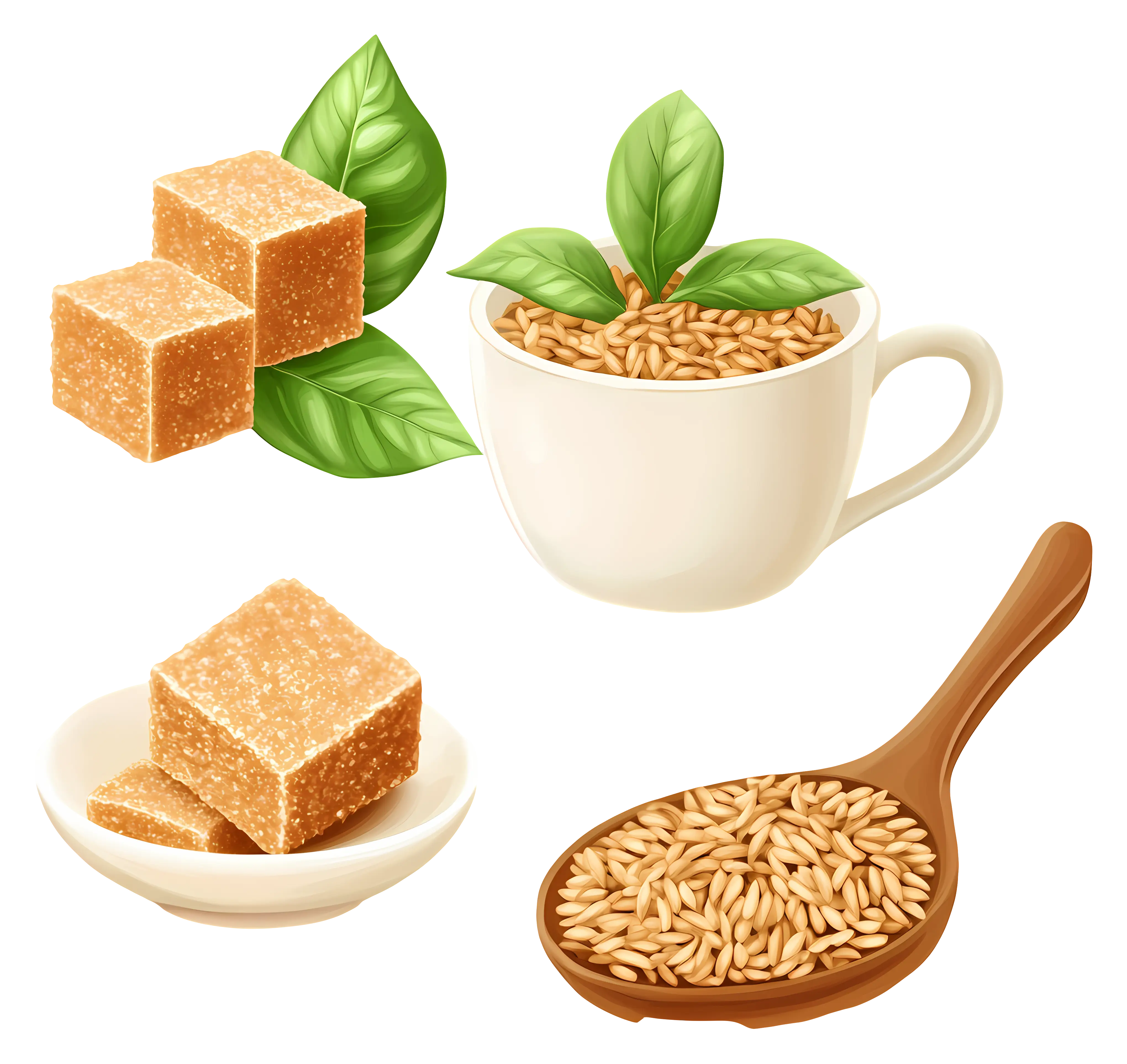 Tea and Brown Sugar Set