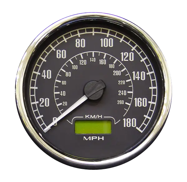 Speedometer Showing KM/H and MPH