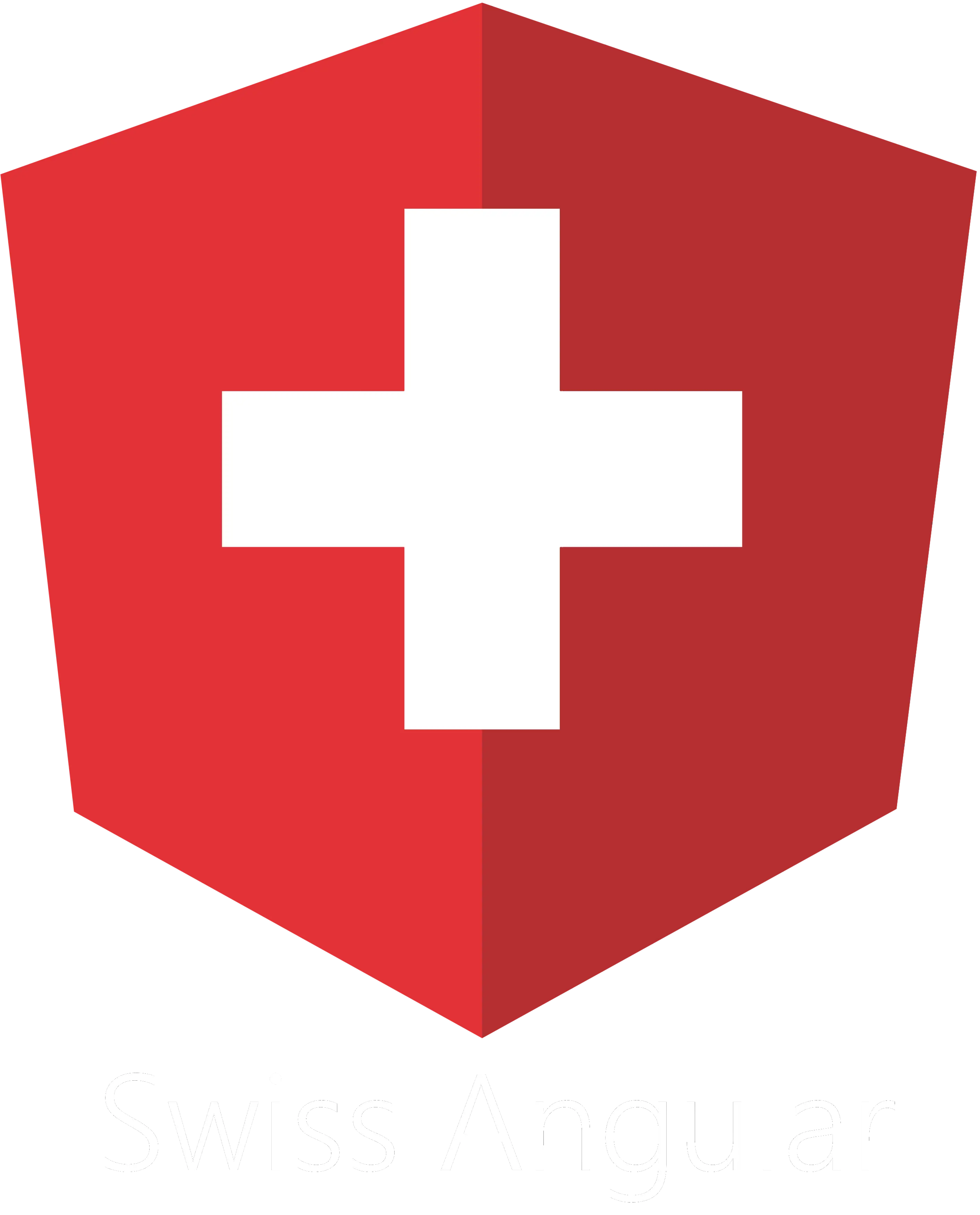Red Medical Shield Logo with White Cross