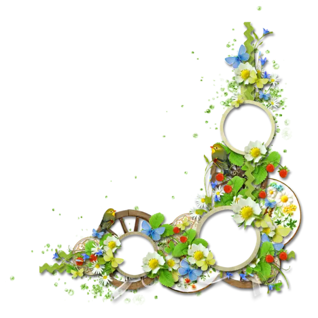 Colorful Floral Collage