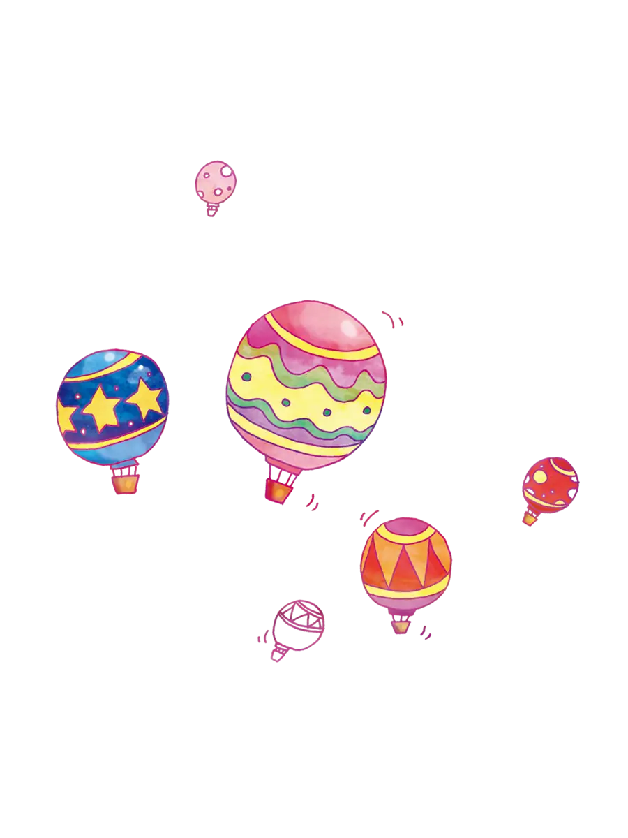 Colorful Hot Air Balloons