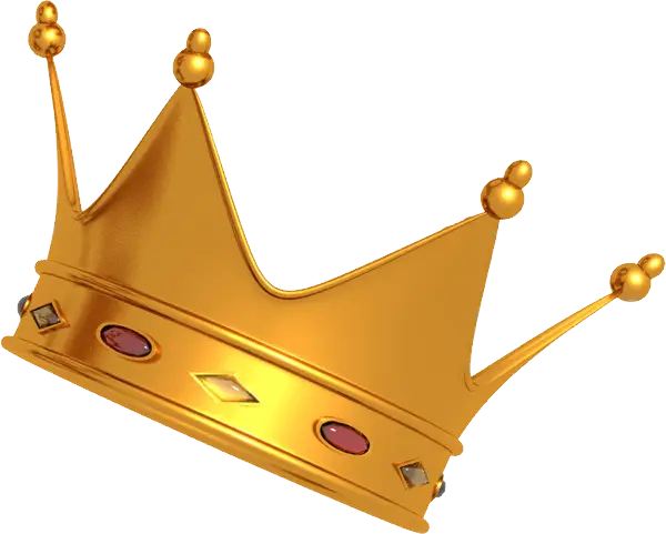 Shiny Golden Crown with Jewels