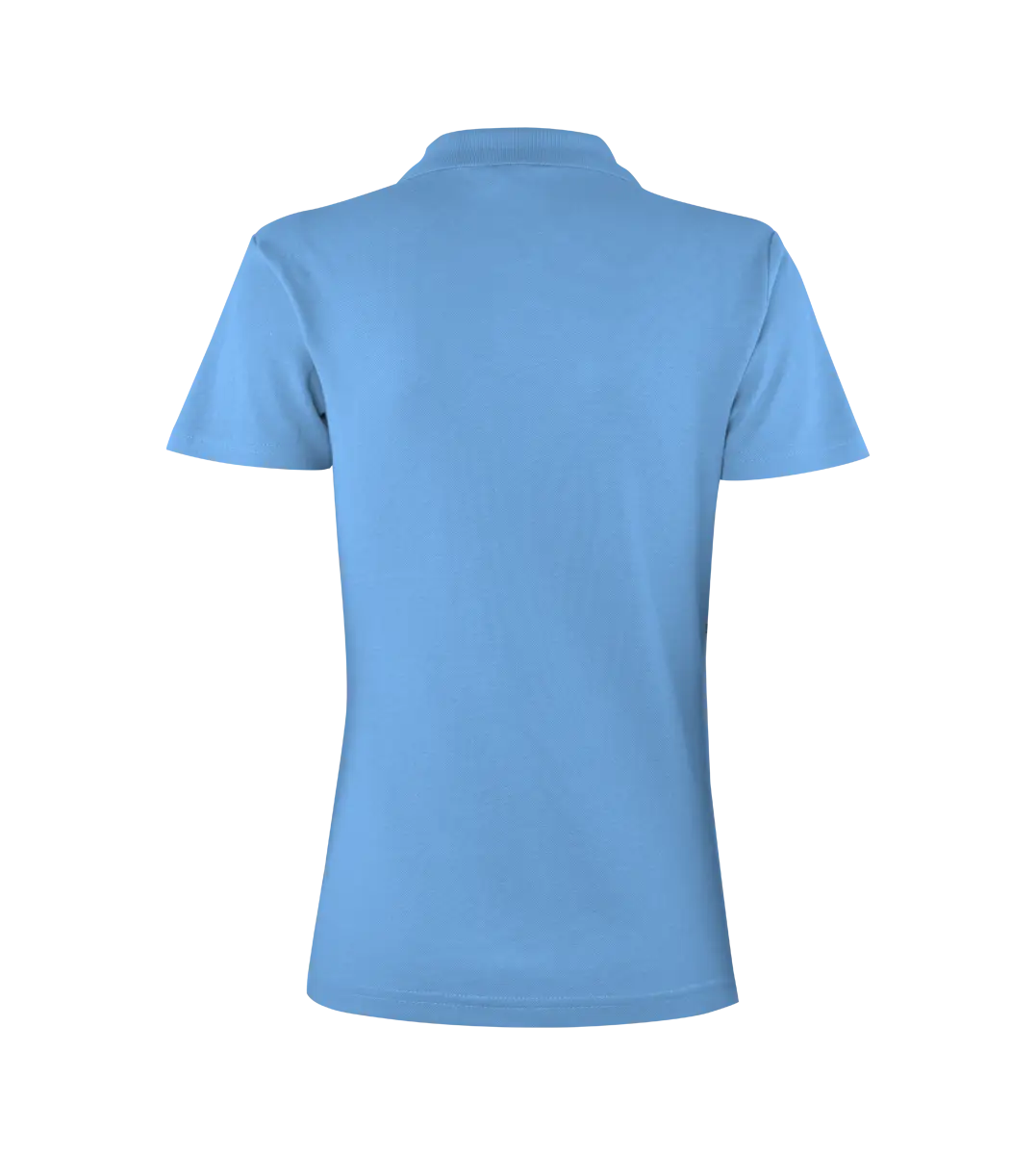 Back View of a Blue T-Shirt