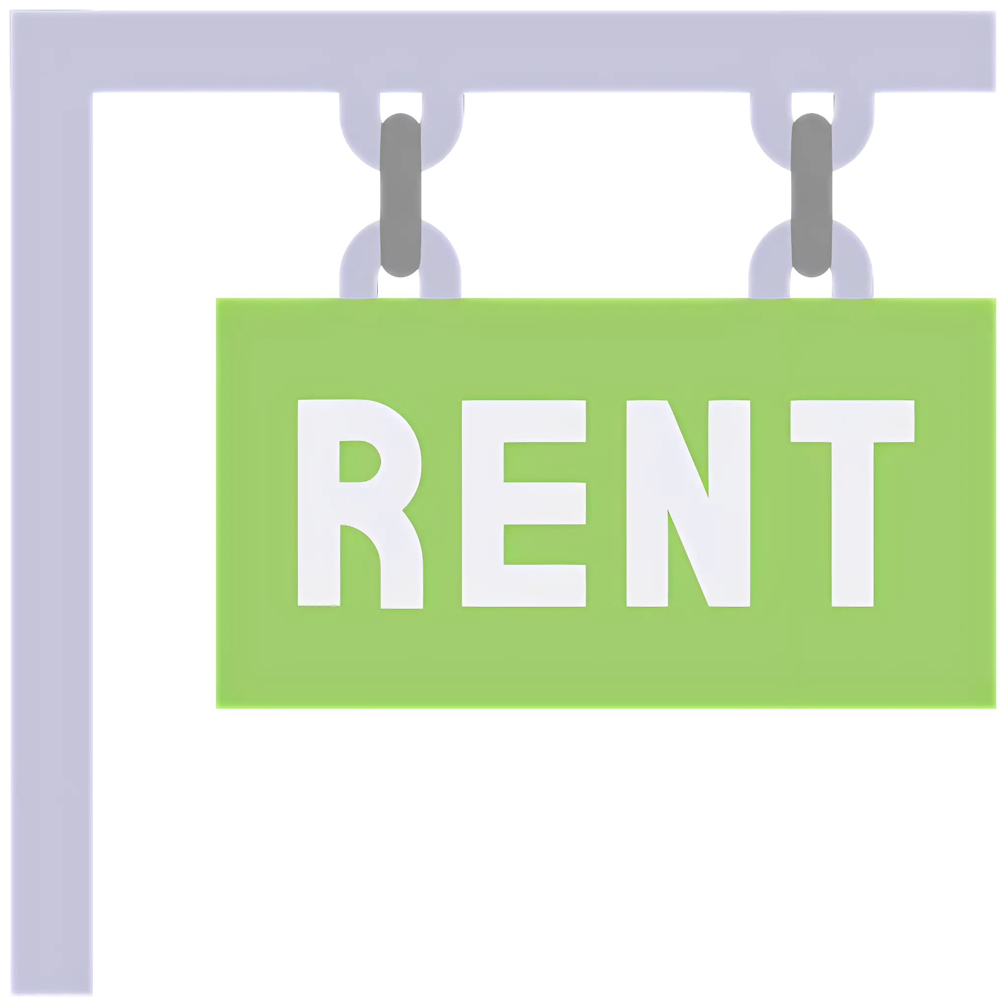 Green Rent Sign