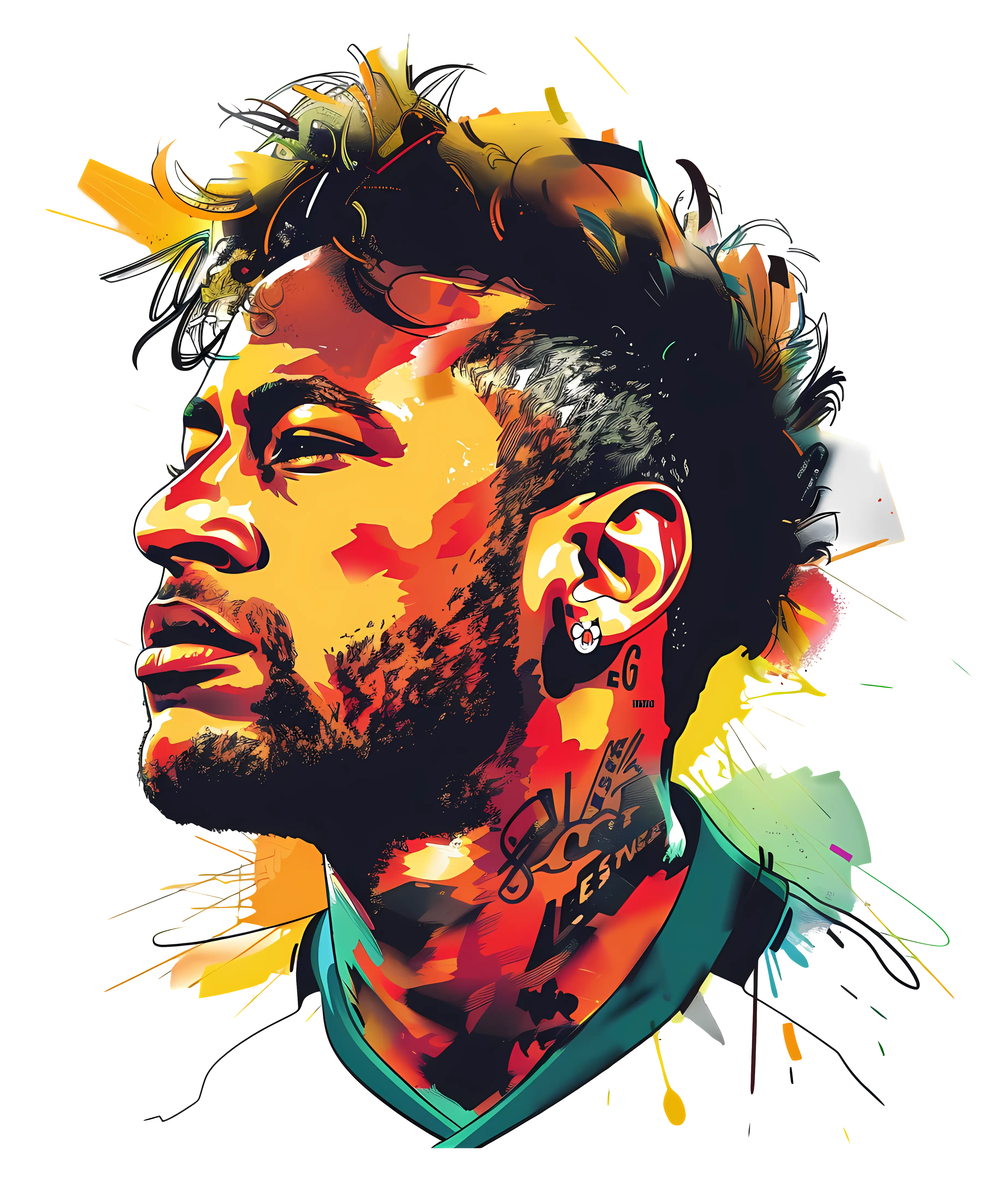Colorful Portrait Illustration