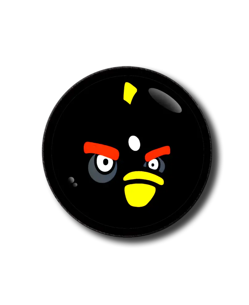 Angry Bird Cartoon Face