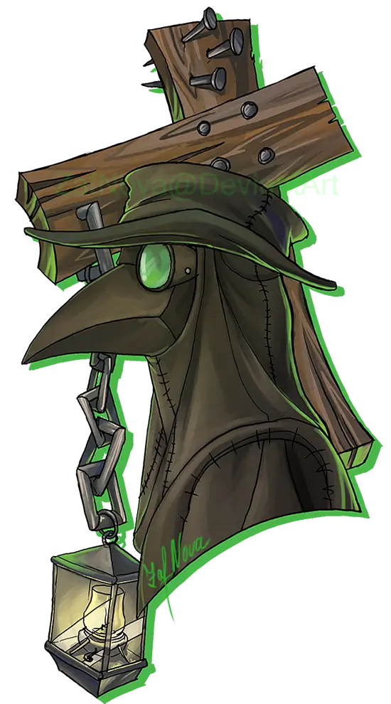 Plague Doctor with Lantern