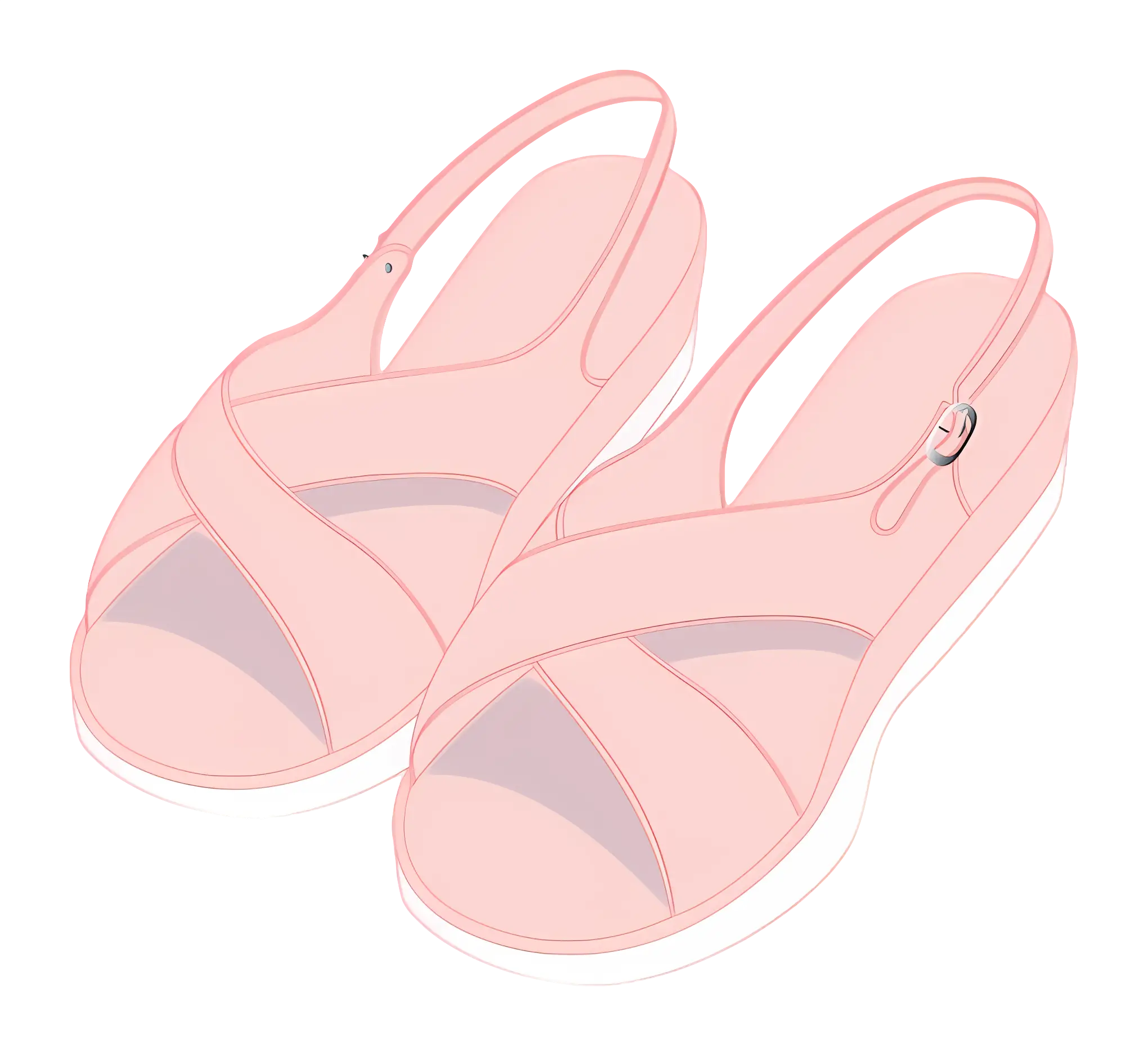 Comfortable Pink Sandals