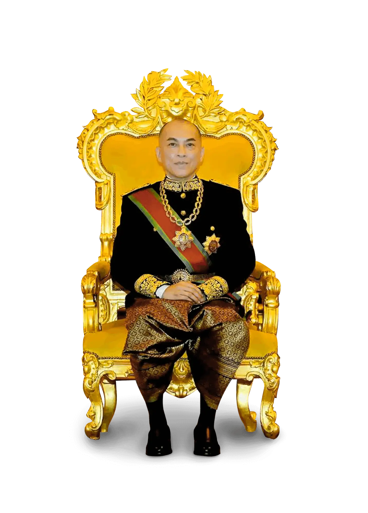 Royal Throne with Person