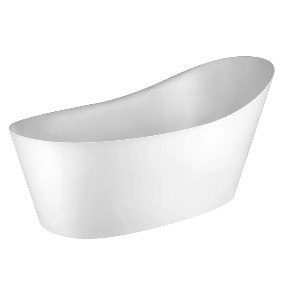 Modern White Bathtub for Bathroom Decor
