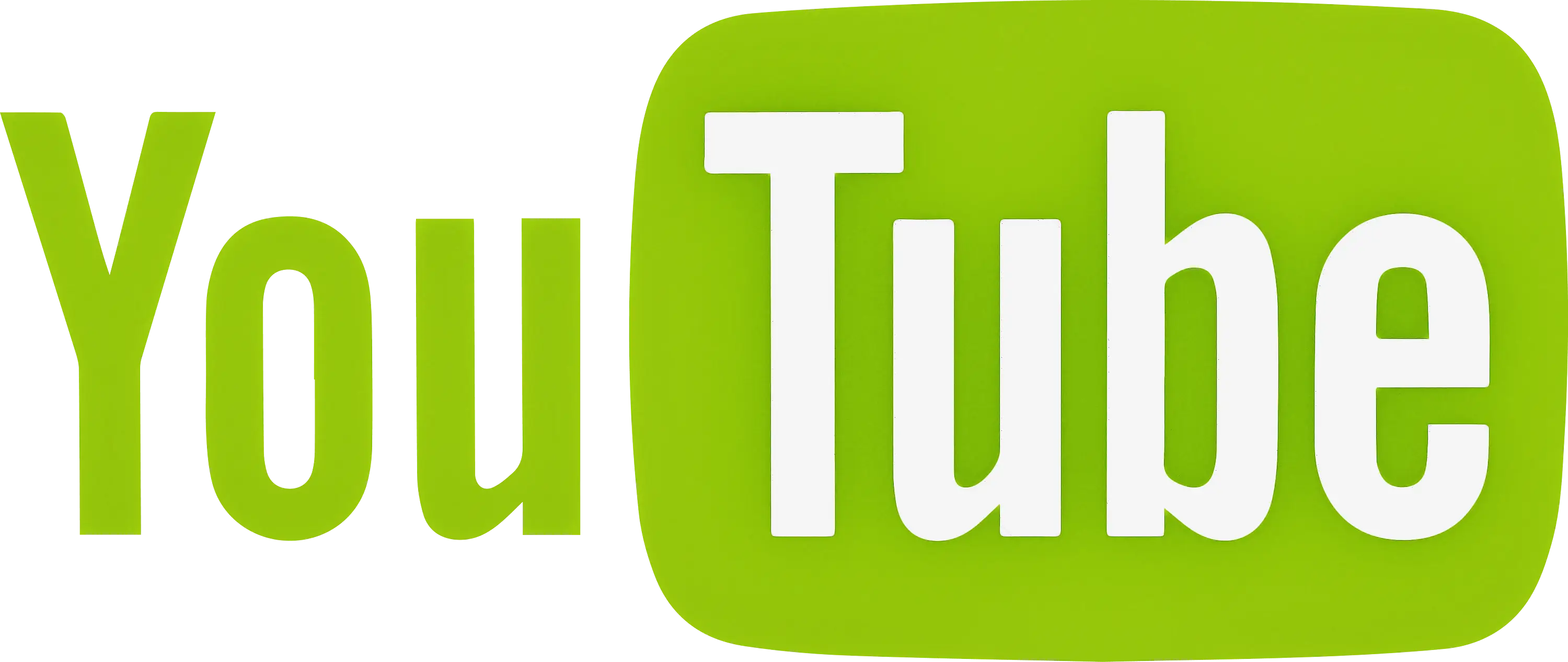 Green YouTube Logo Design
