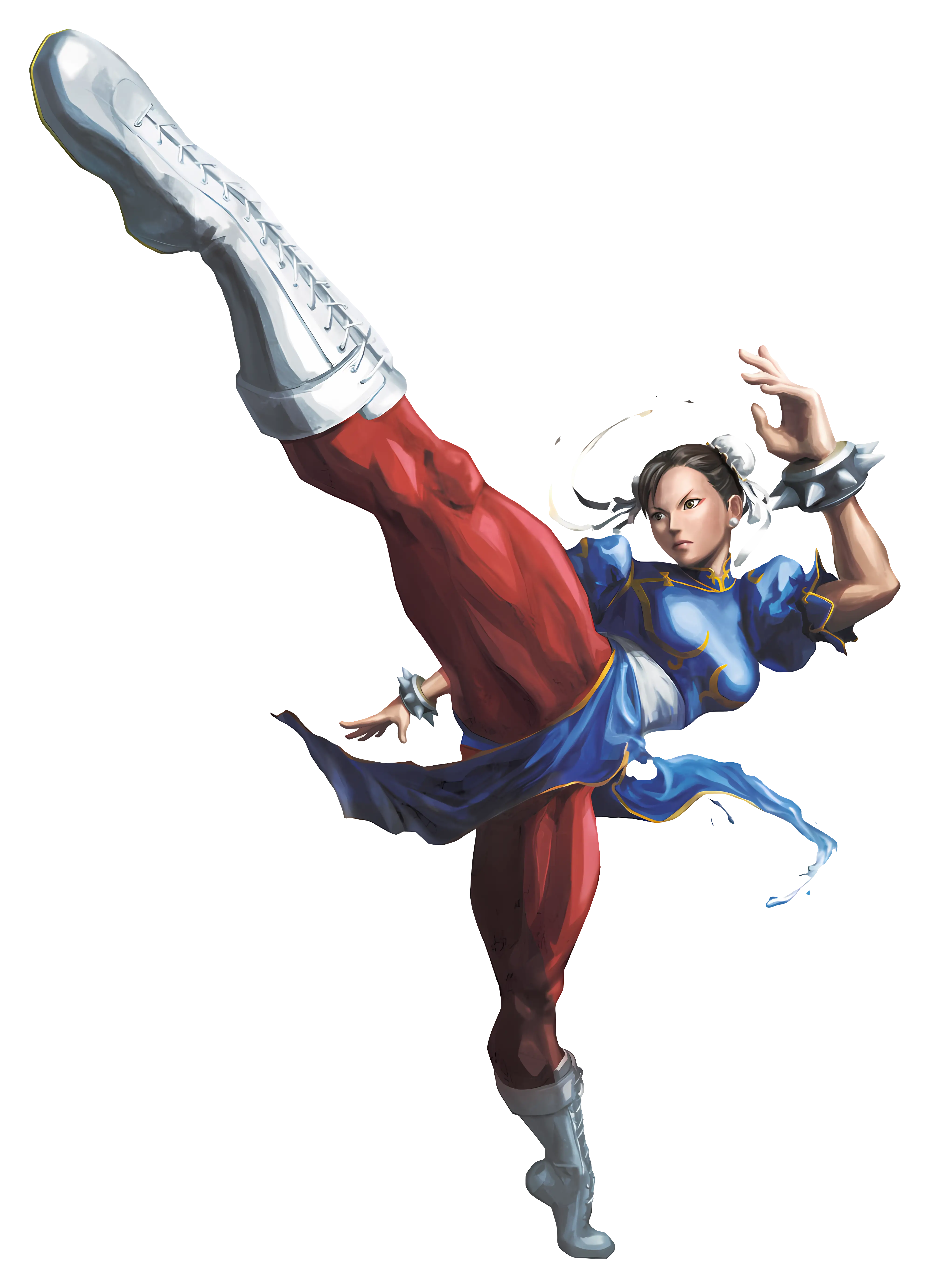 Martial Artist Performing Kick