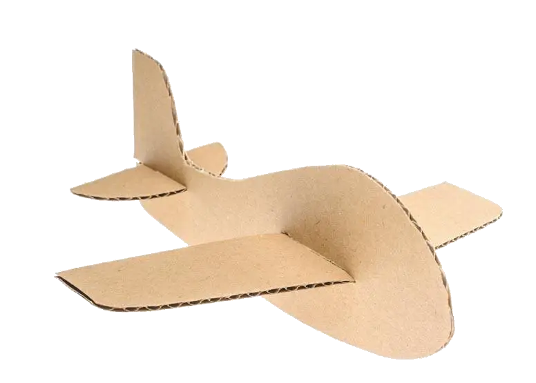 Cardboard Airplane Craft Model