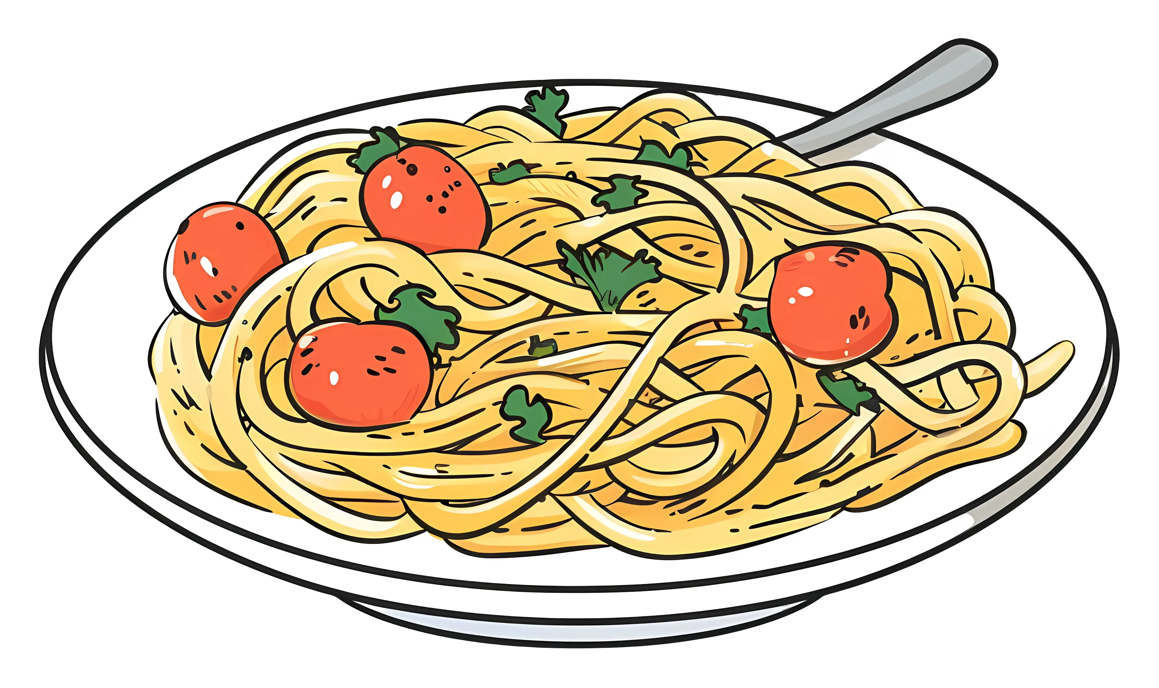 Spaghetti with Tomatoes and Fresh Herbs