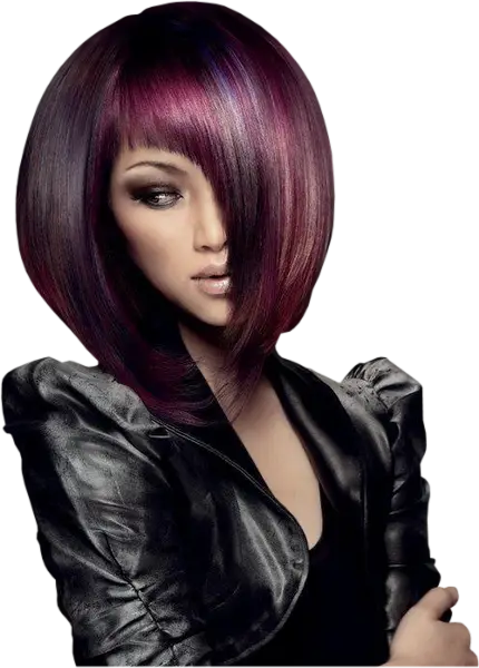 Woman with Stylish Haircut