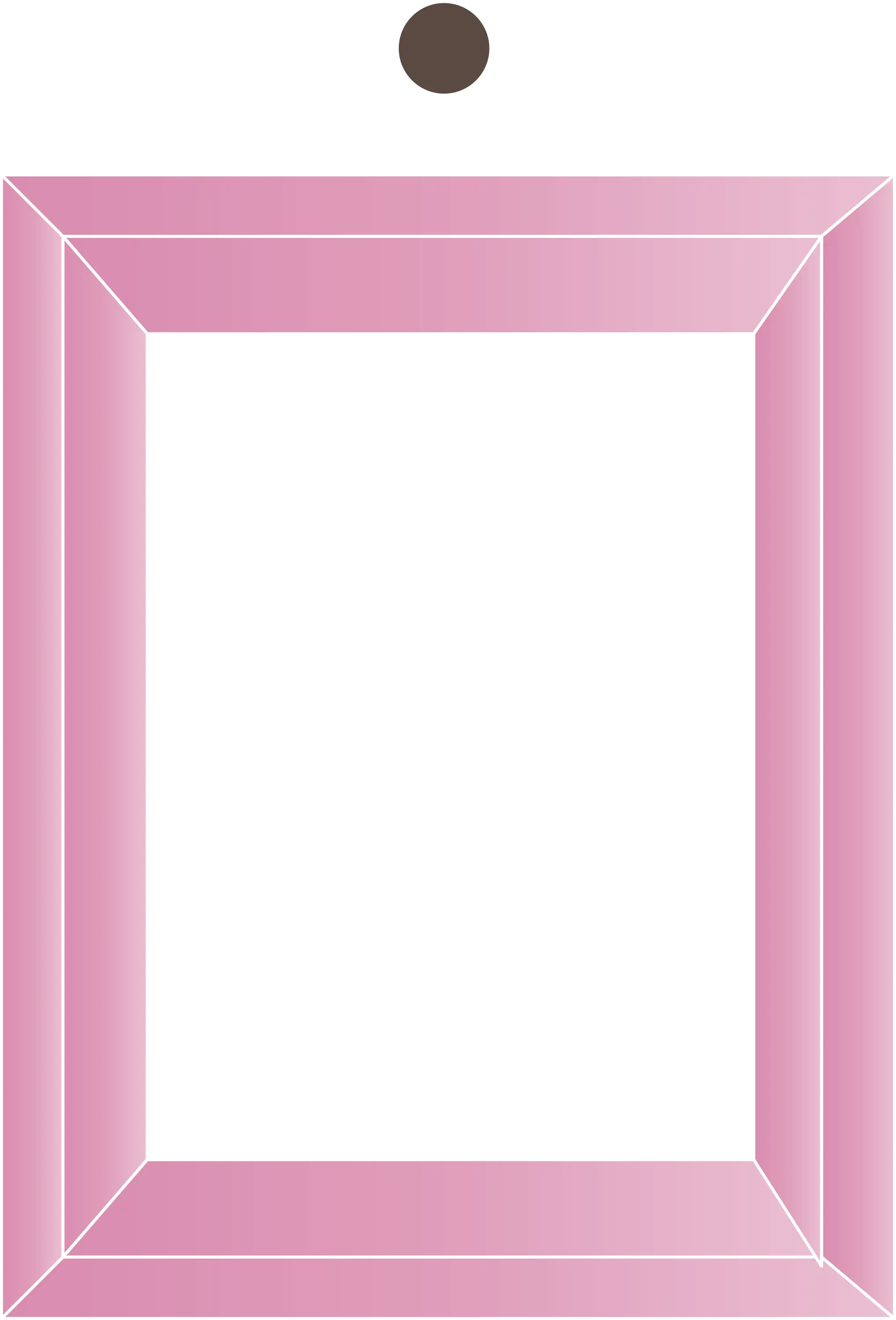 Pink Square Photo Frame