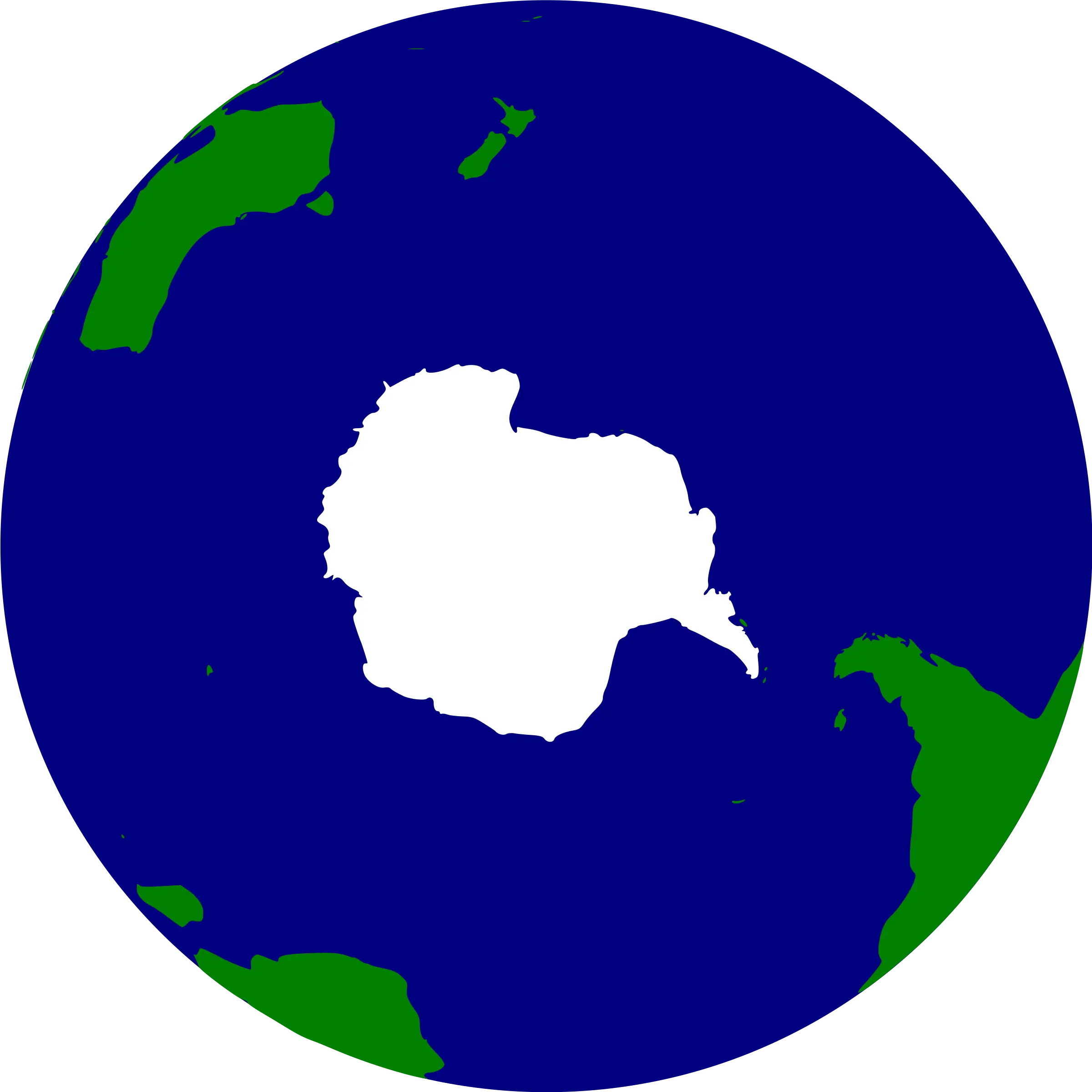 Map of Antarctica