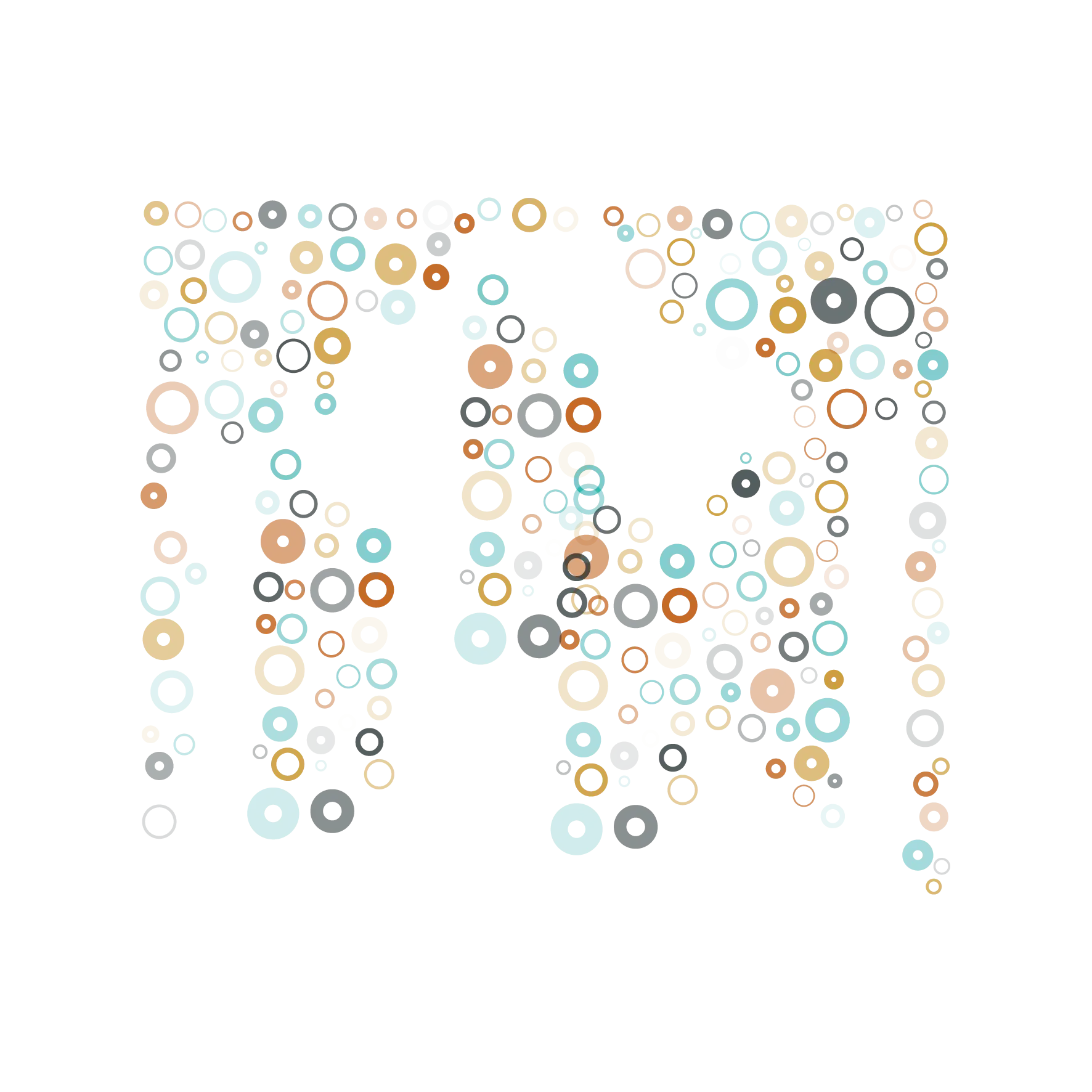 Colored Circle Pattern Design